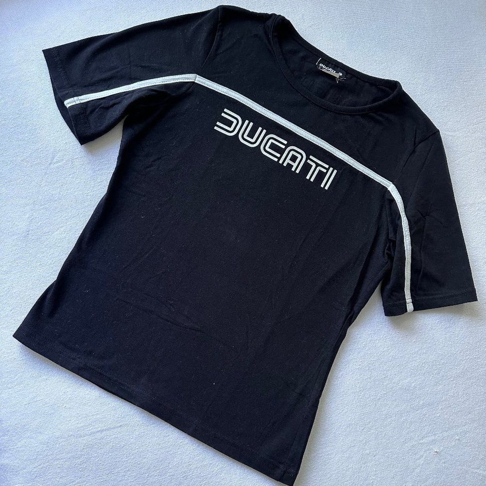 Authentic Ducati Black & White Tee